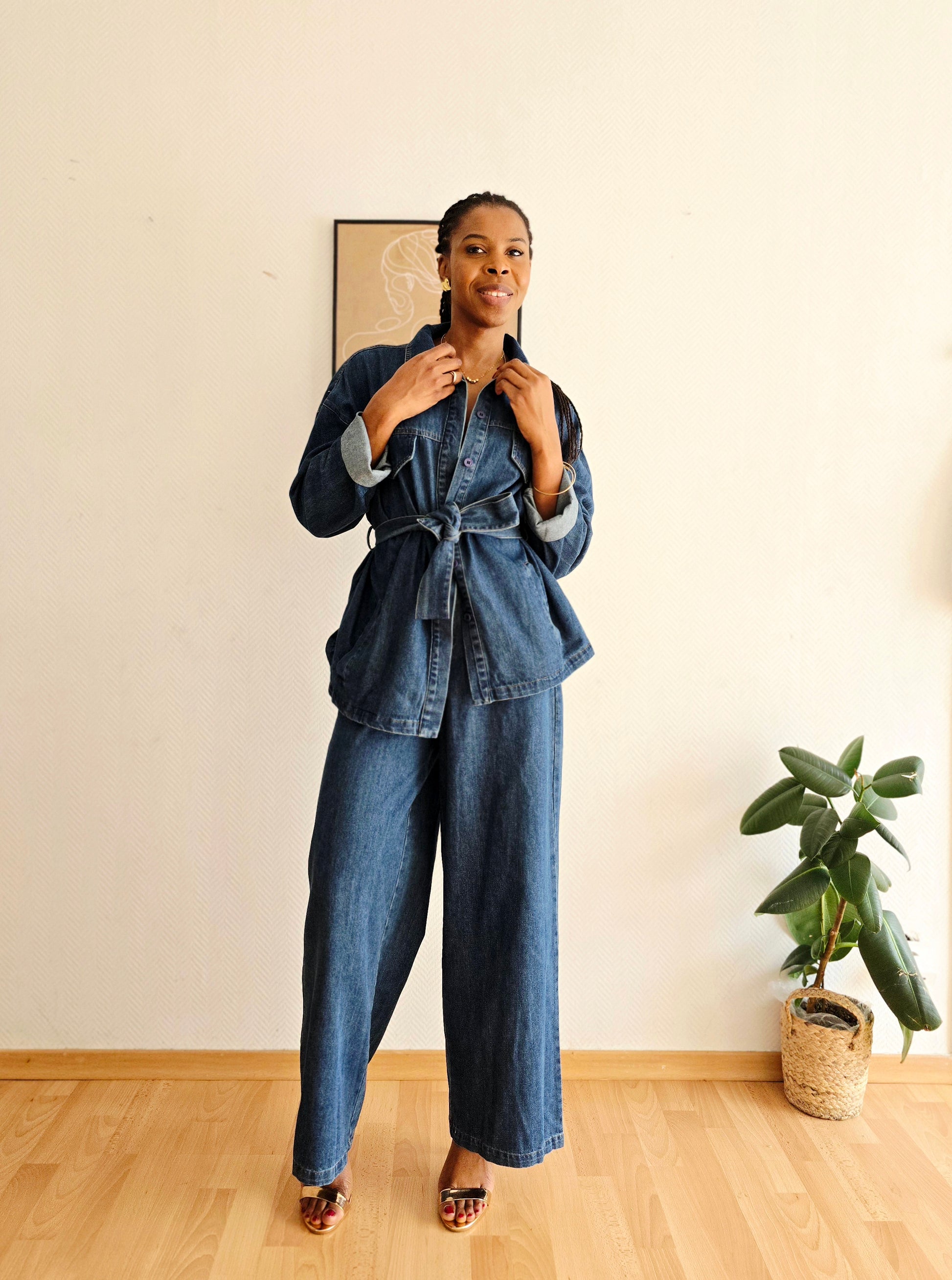 Total look jean  esmashop oversize