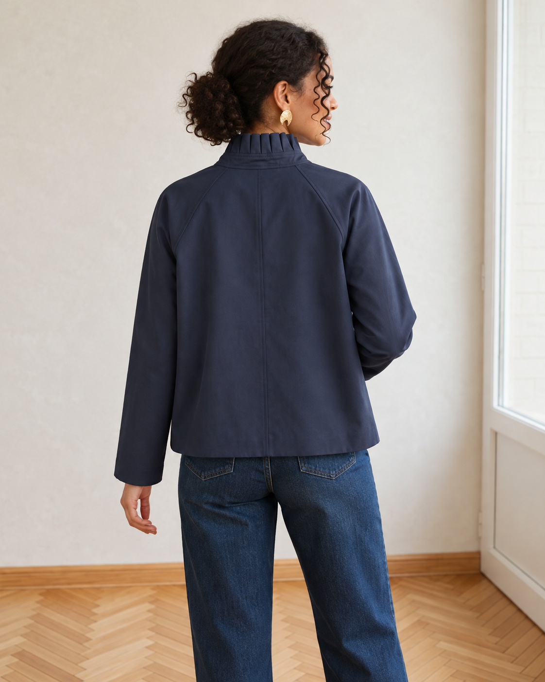 Veste mi saision femme courte