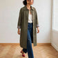 Trench long à revers Sylvie