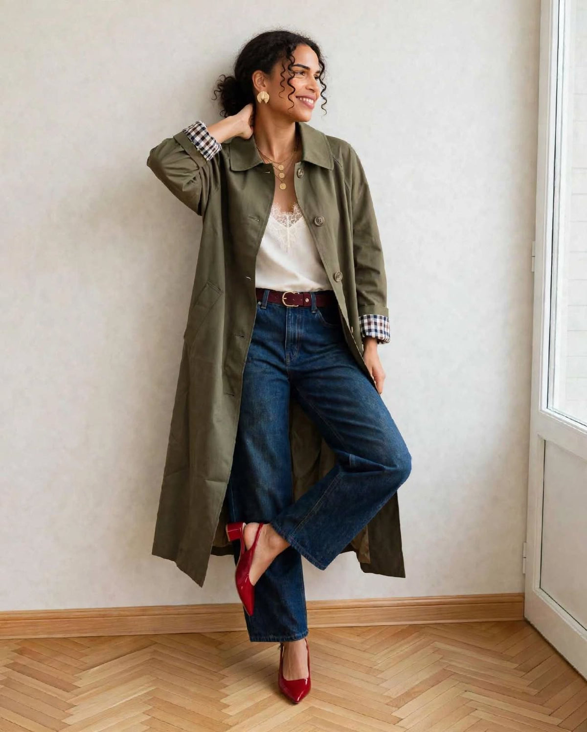 Trench femme long