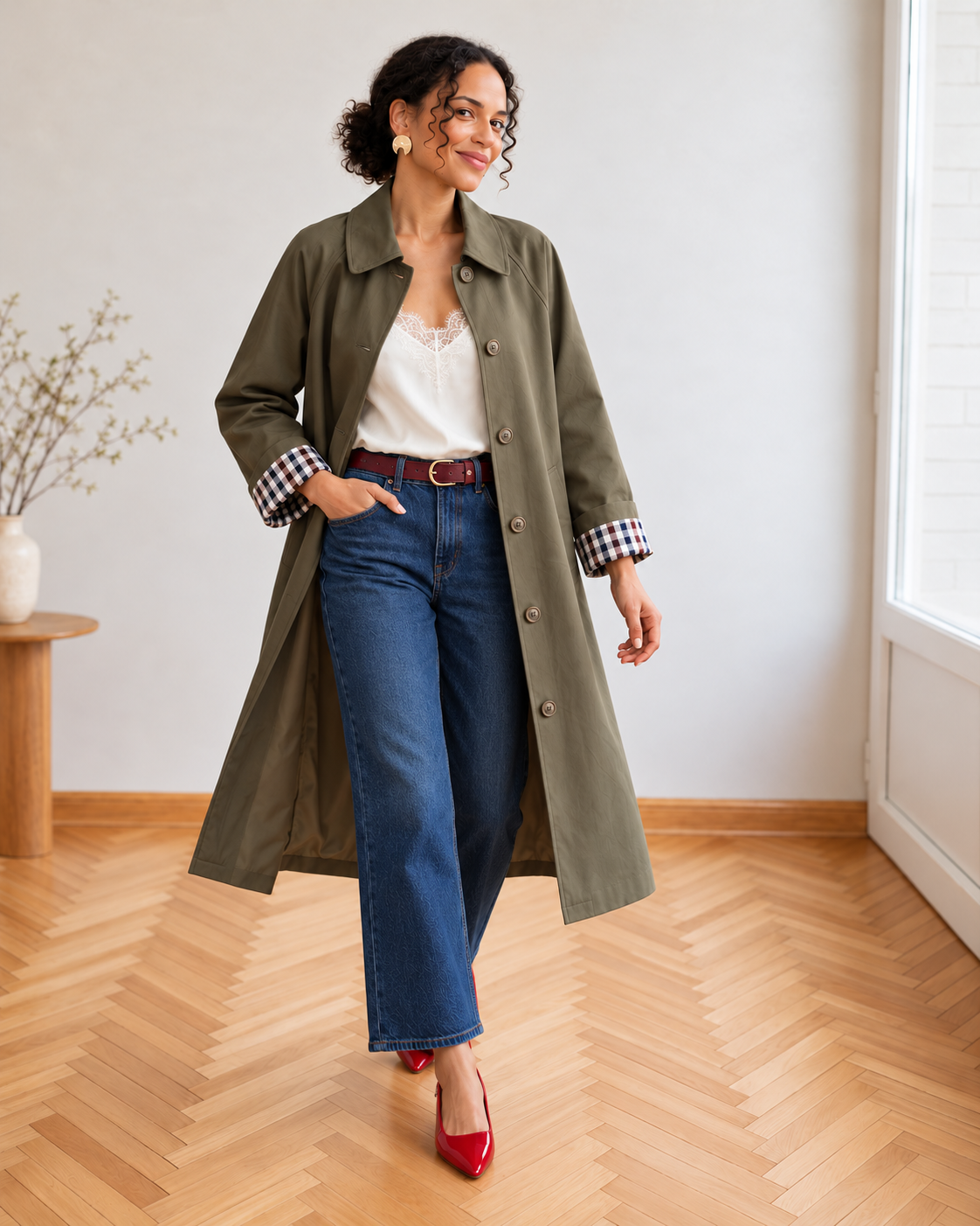 Trench sylvia long