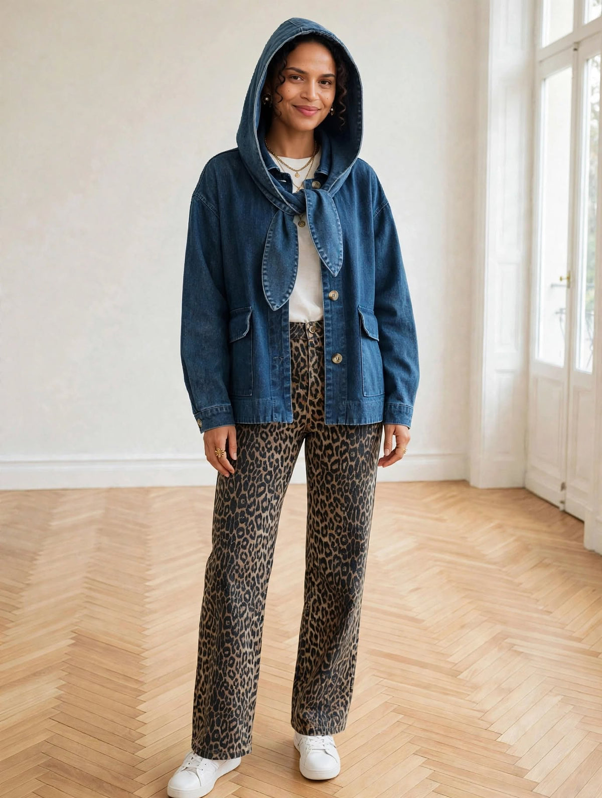 veste chloé en jean esma shop