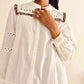 blouse féminine imprimée légère pour femme en coton 