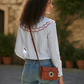 blouse rayure bleu look porté dos esma shop