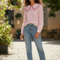 blouse rose tenue casual femme esma shop