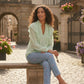 Look estival avec short rayé femme coupe fluide