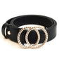Ceinture double boucles dorée - Esma Shop