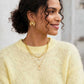 detail fermoir boucle oreille coquillage acier inoxydable