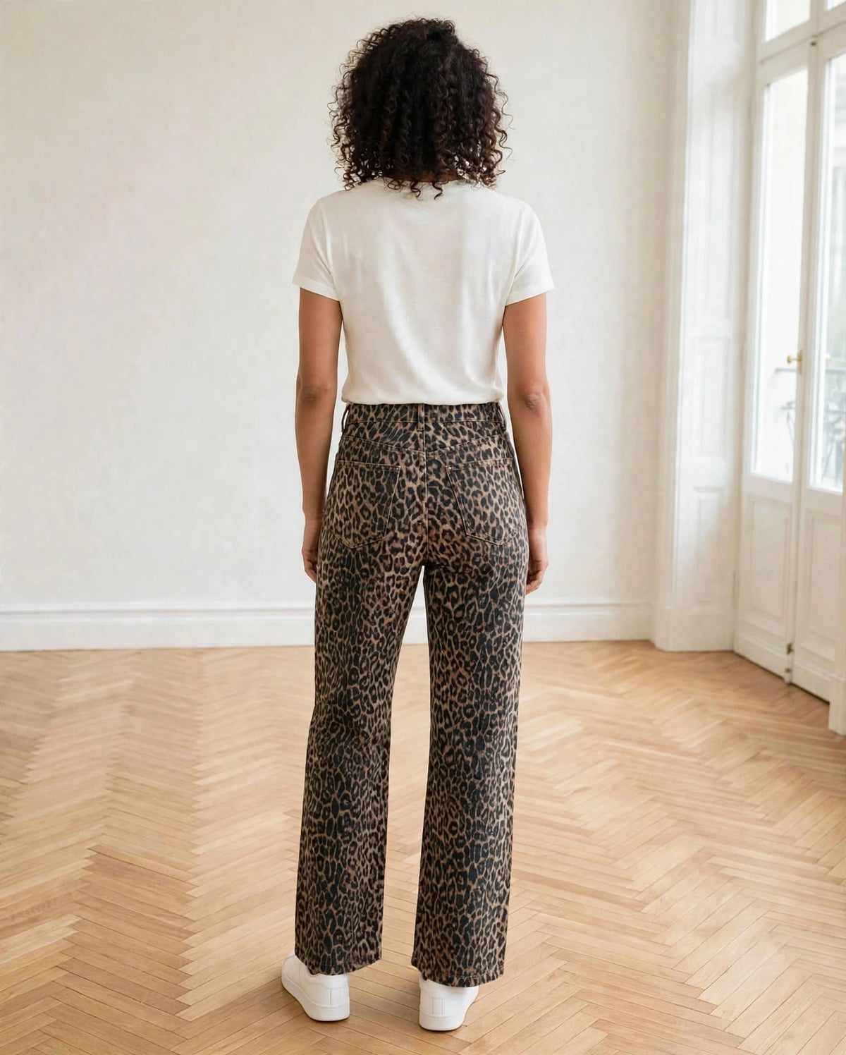 barbara dos jean leopard femme large esma shop