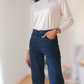 Pantalon wide en velours côtelé