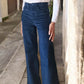 Pantalon wide en velours côtelé
