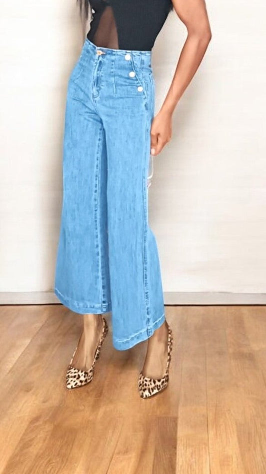 esma shop Jeans Taille haute modèle venise.