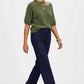Jean taille haute coupe Flare Elena