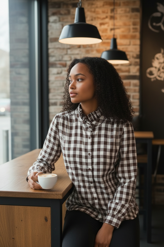 Bouche en coton tendance femme