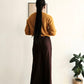 jupe maxi chocolat satin tendance mode femme