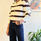 polo rugby femme, polo manches longues femme, polo casual chic, haut femme tendance, polo style sport chic, mode femme urbaine