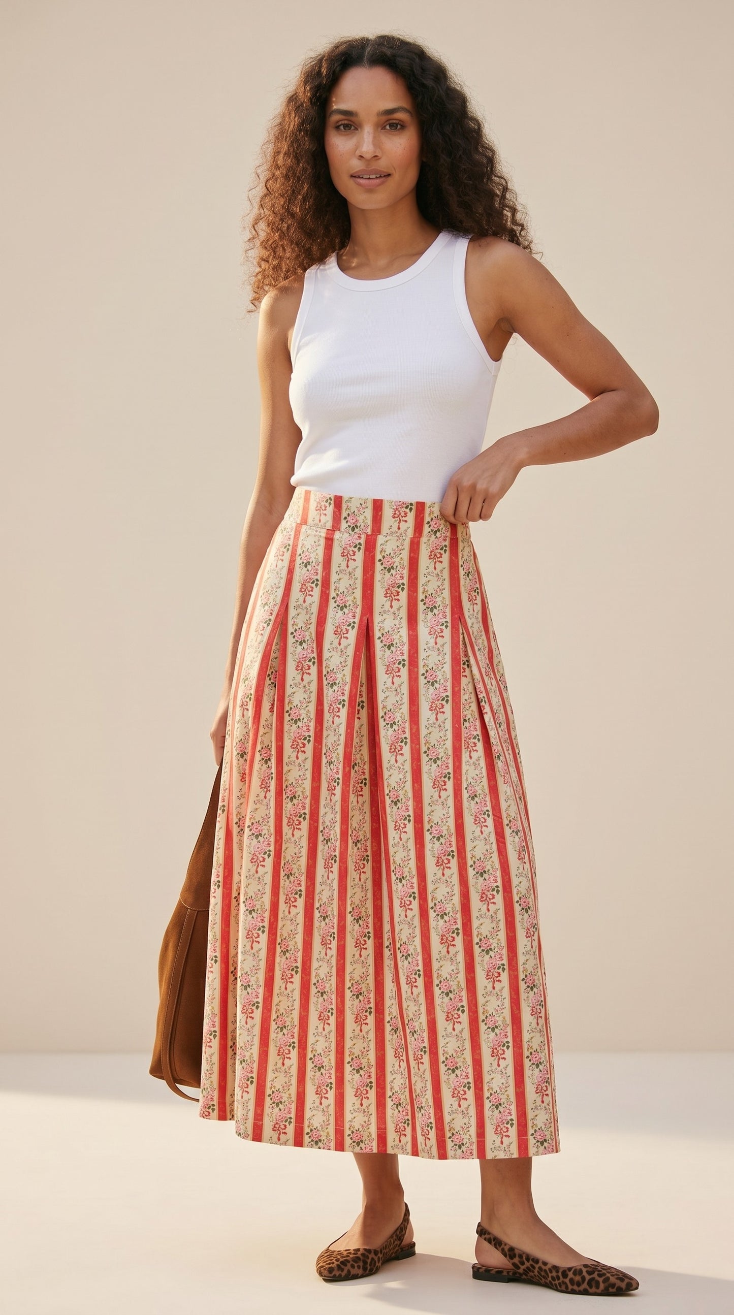 Jupe Longue Coton Imprimé – Maxi Jupe Légère Été