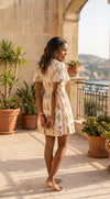 Robe courte imprimée
