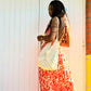  robe longue dos nu, robe fluide rouge et blanche, robe été viscose femme, robe à nouer au cou, robe vaporeuse été, robe maxi chic été