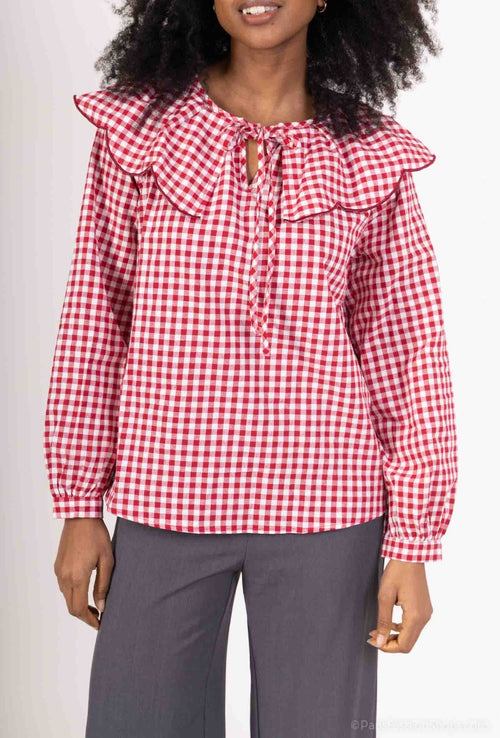 Blouse  Clémence col claudine