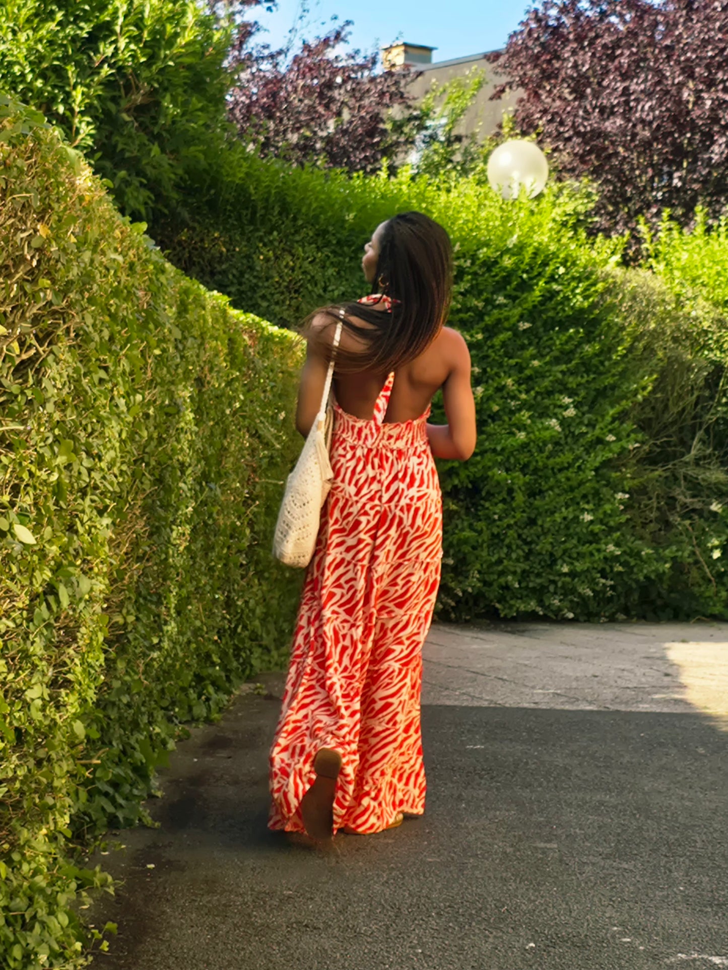 Longue robe  Emma  dos nu