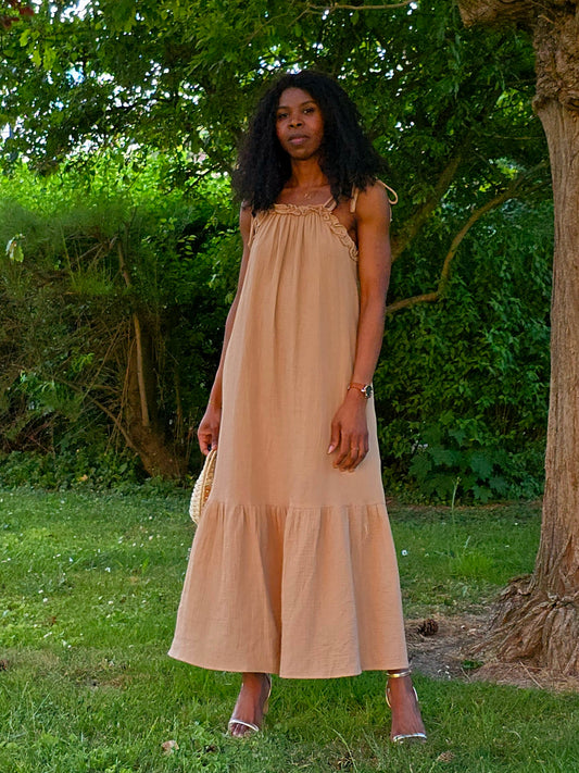Robe en gaze de coton