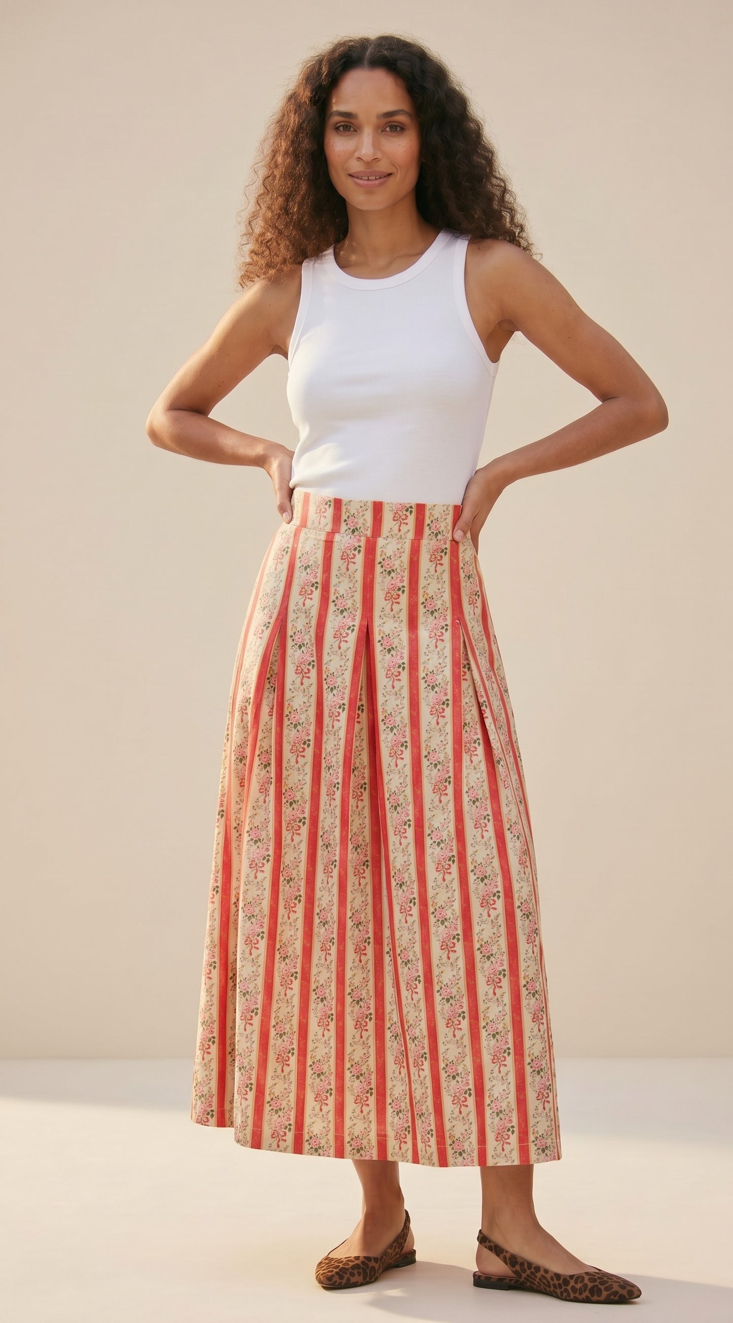 Jupe Longue Coton Imprimé – Maxi Jupe Légère Été