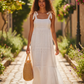 robe blanche broderie face