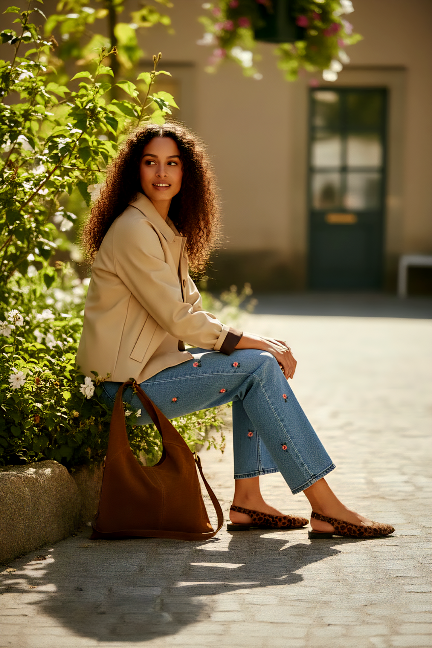 trench court a revers marron  
