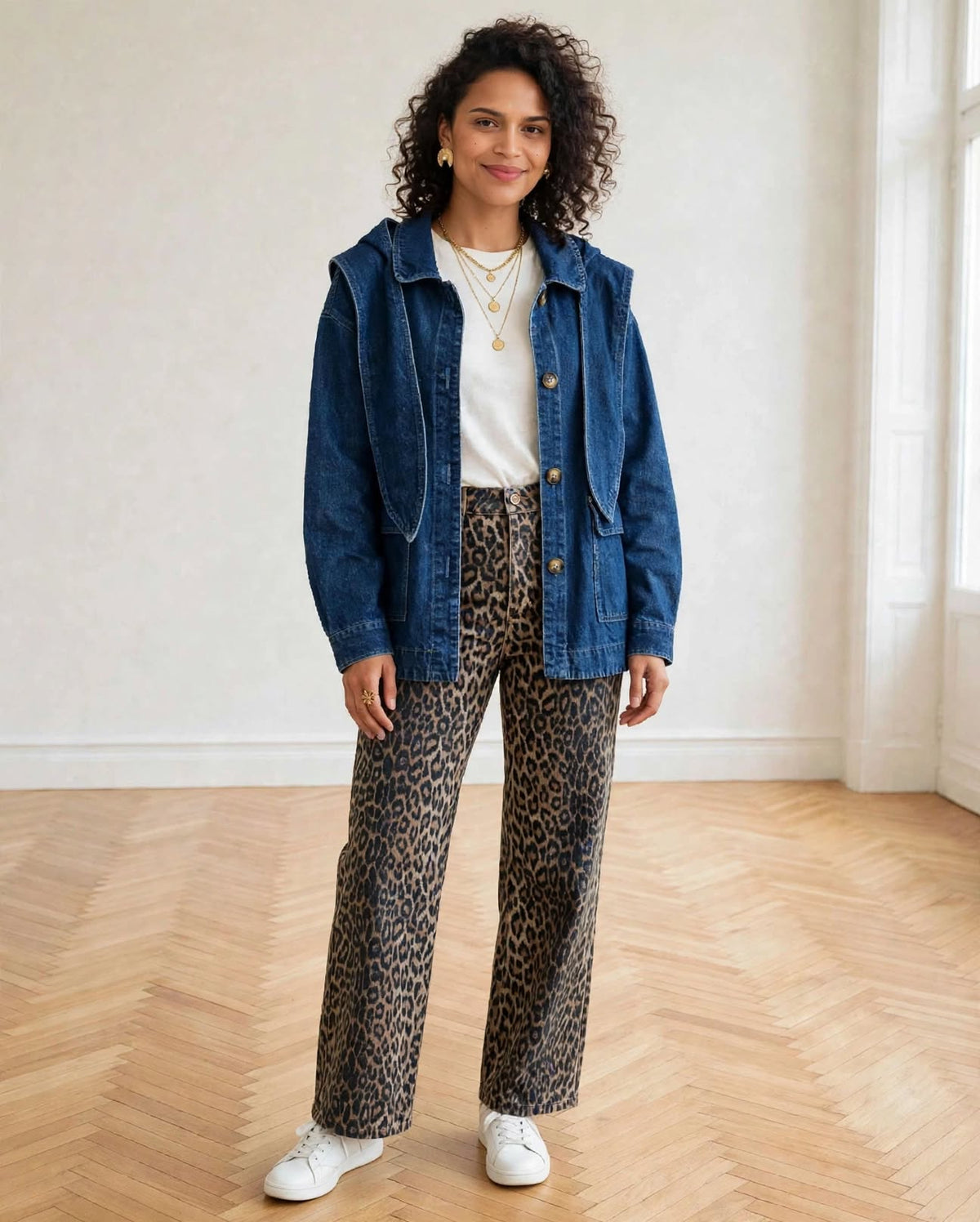 veste denim  esma shop capuche noue devant femme