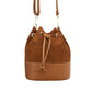 Sac bourse croûte de cuir