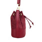 Sac bourse croûte de cuir
