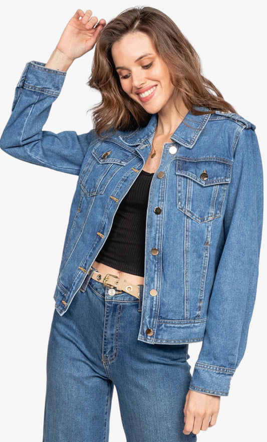 Veste courte en Jean